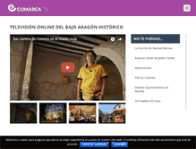 Tablet Screenshot of lacomarca.tv